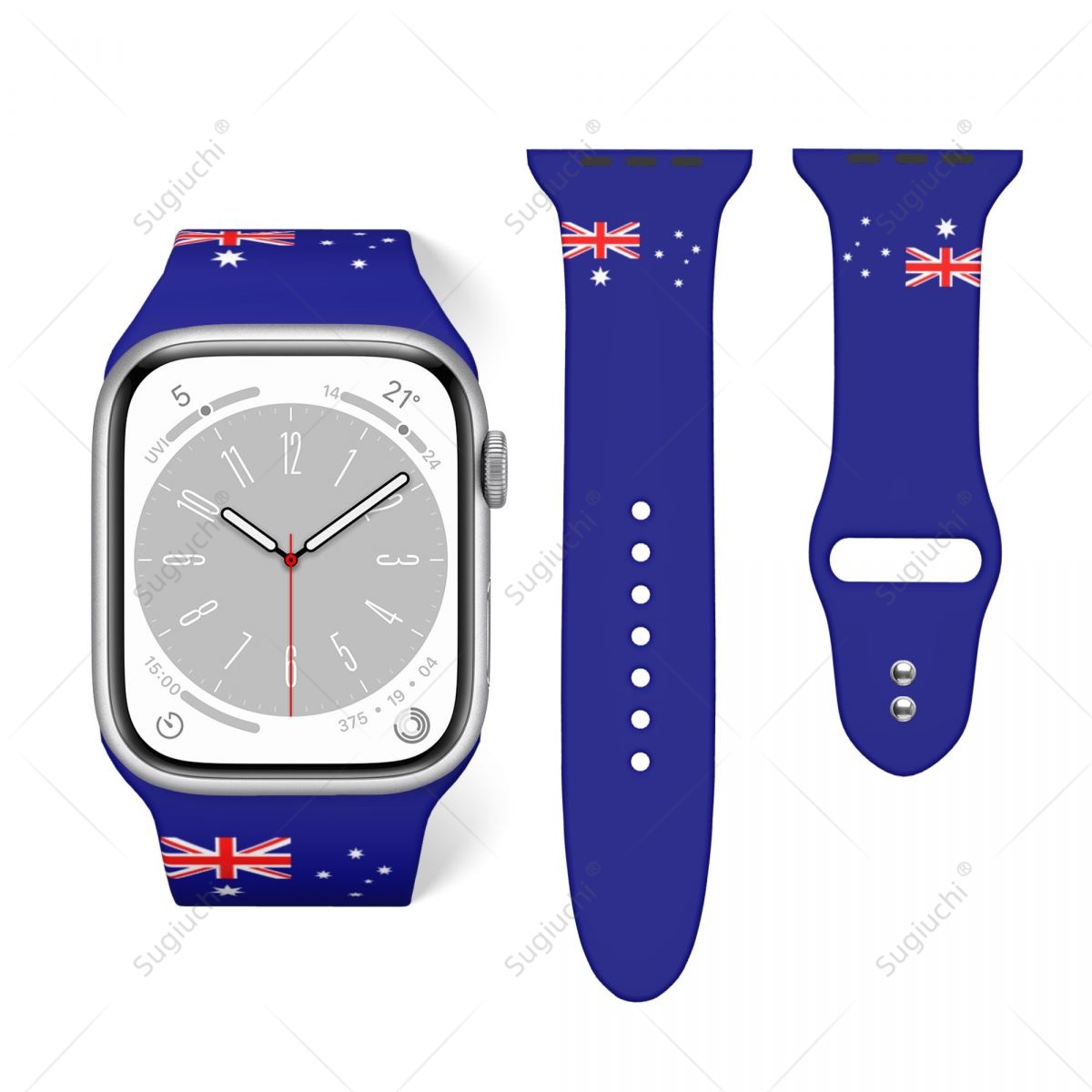 3D Printing Watch - Tali Olahraga Cetak 3D Bendera Australia