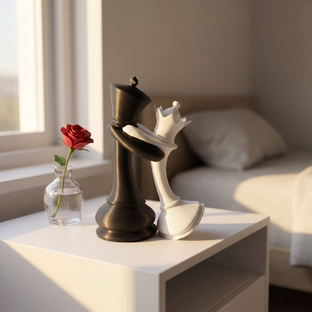 3D Printing Chess - Patung Catur Cetak 3D Dekorasi Rumah