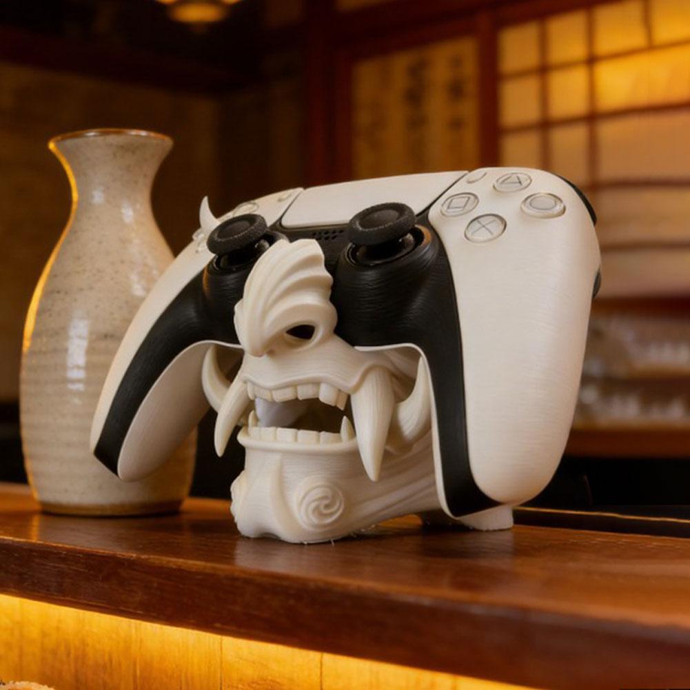 3D Printing Xbox Controller Holder - Oni Demon Face Controller Mount 3D