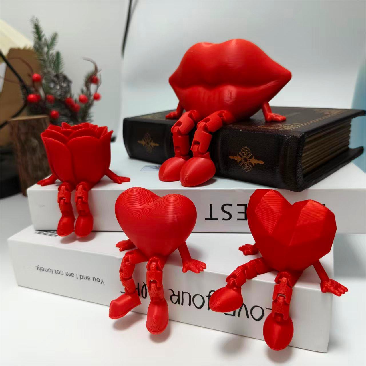 3D Printing News - Hadiah Hari Valentine Patung Hati Merah