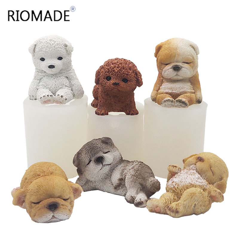 3D Printing Epoxy Resin - Cetakan Silikon Anjing 3D 6 Model