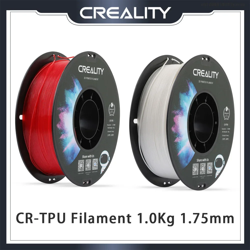 3D Printing High Temperature Materials - Creality Filamen CR-TPU Asli 1.0Kg 1.75mm