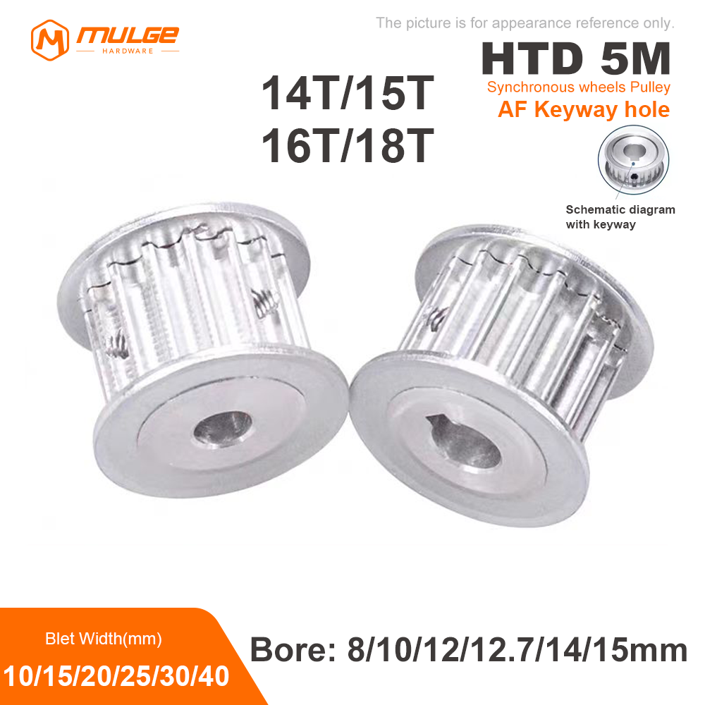 3D Printing Orthodontics - HTD5M Timing Pulley 14T/15T/16T/18/Gigi Lubang Keyway