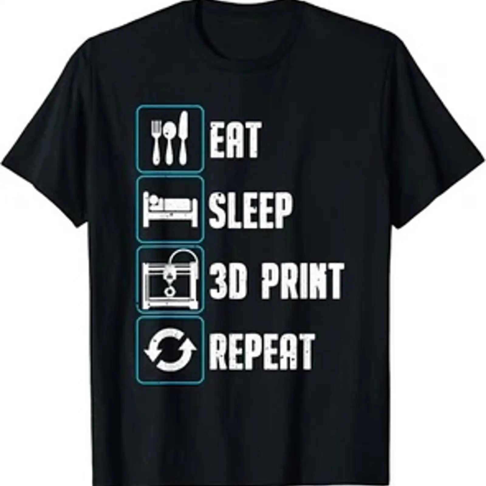 3D Printing Enthusiast - Desain kaos 3D print lucu untuk