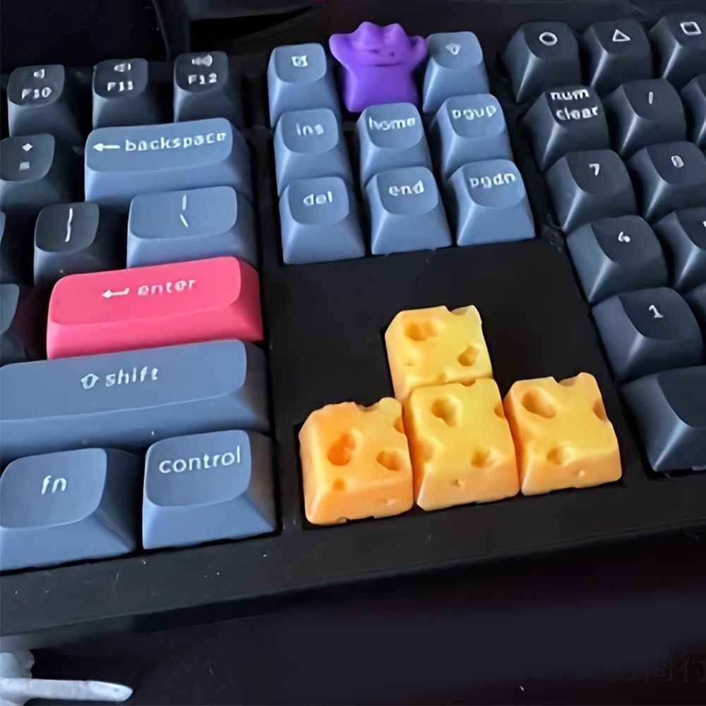 3D Printing Chess - 4 Buah Keycap Kue Keju Cetak