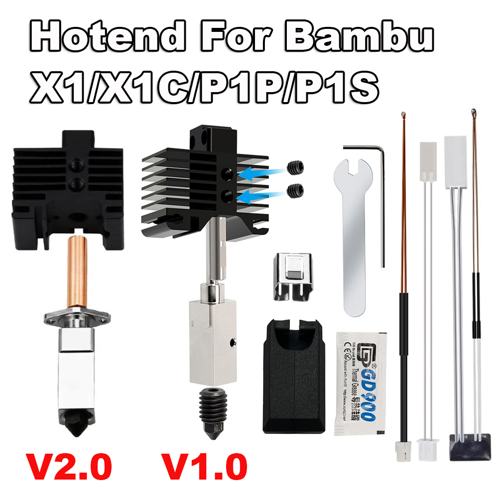 3D Printing X1 Carbon - Printer 3D ditingkatkan Hotend untuk Bambu