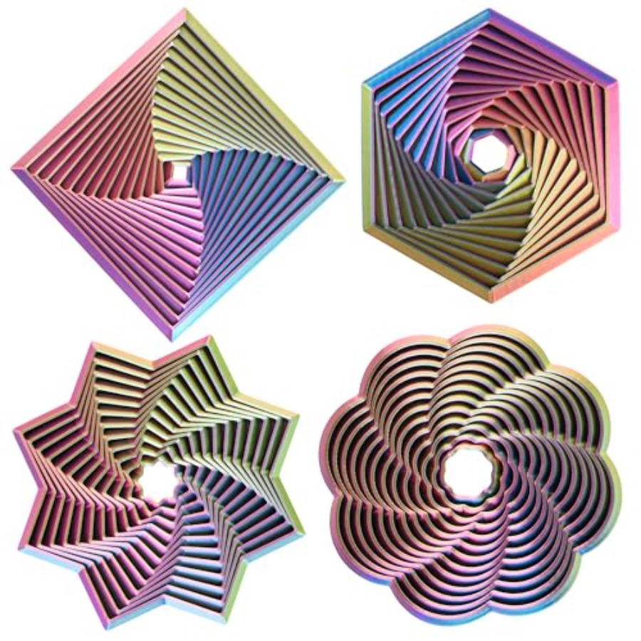 3D Printing Model - Mainan Fidget Fraktal 3D Print 4