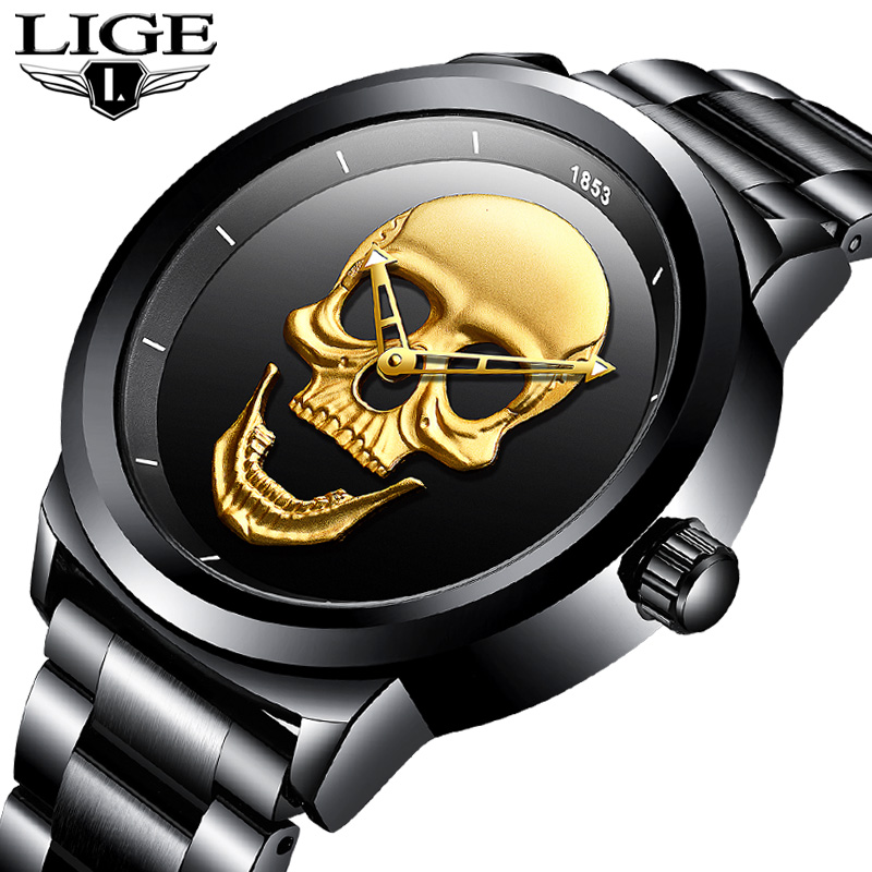 3D Printing Watch - LIGE 2.5eto jam tangan kuarsa untuk