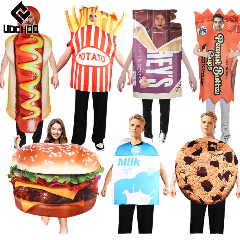3D Printing In Food - Kostum Cosplay Makanan Halloween Pertunjukan Burger