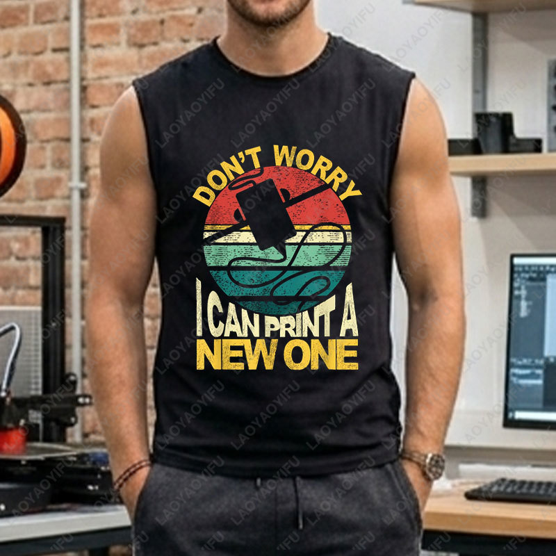3D Printing Enthusiast - Tank Top Grafis Printer 3D Pria