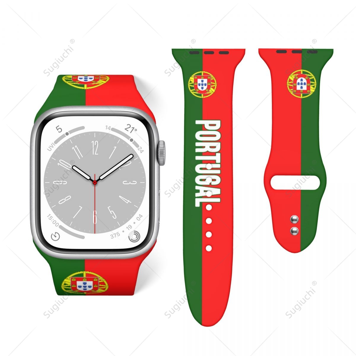 3D Printing Watch - Tali Olahraga Cetak 3D Bendera Portugal