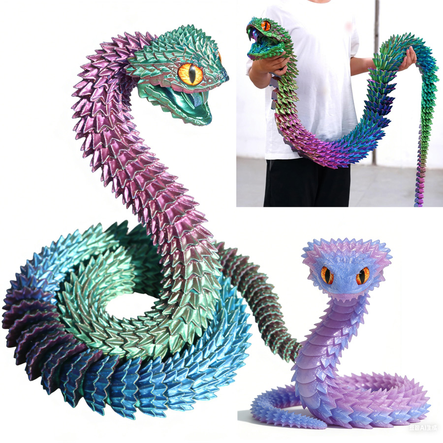 3D Printing Orthodontics - Model Ular Cetak 3D Super Besar