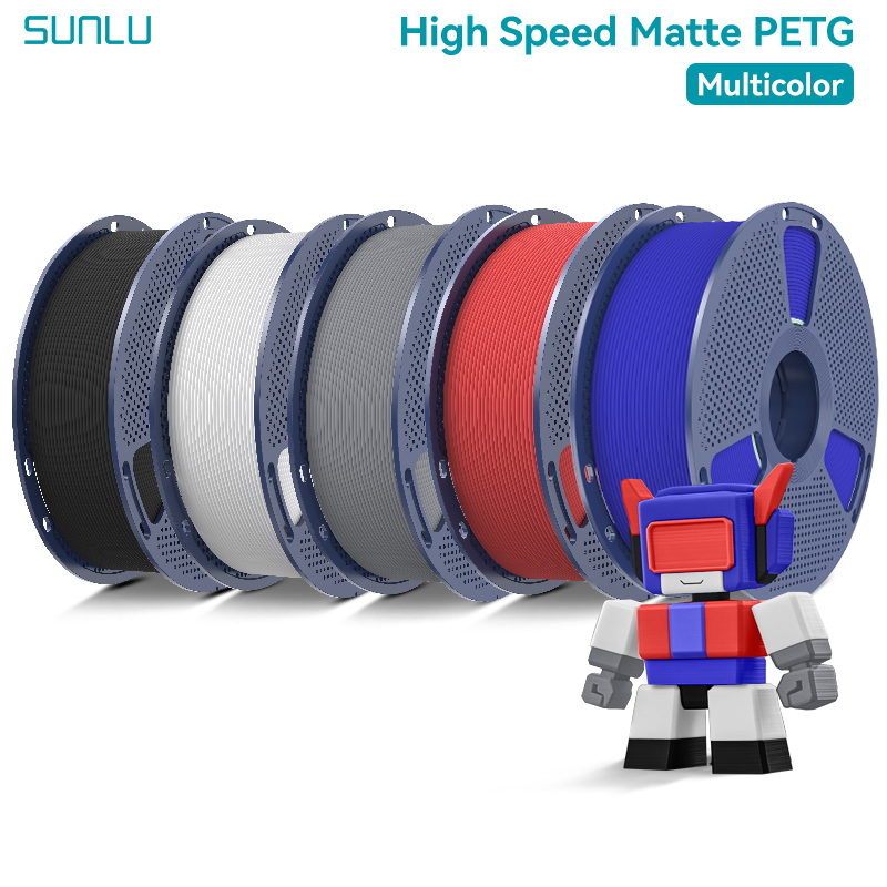 Pla Filament 1.75Mm - SUNLU 5KG Matte PETG Filamen Printer