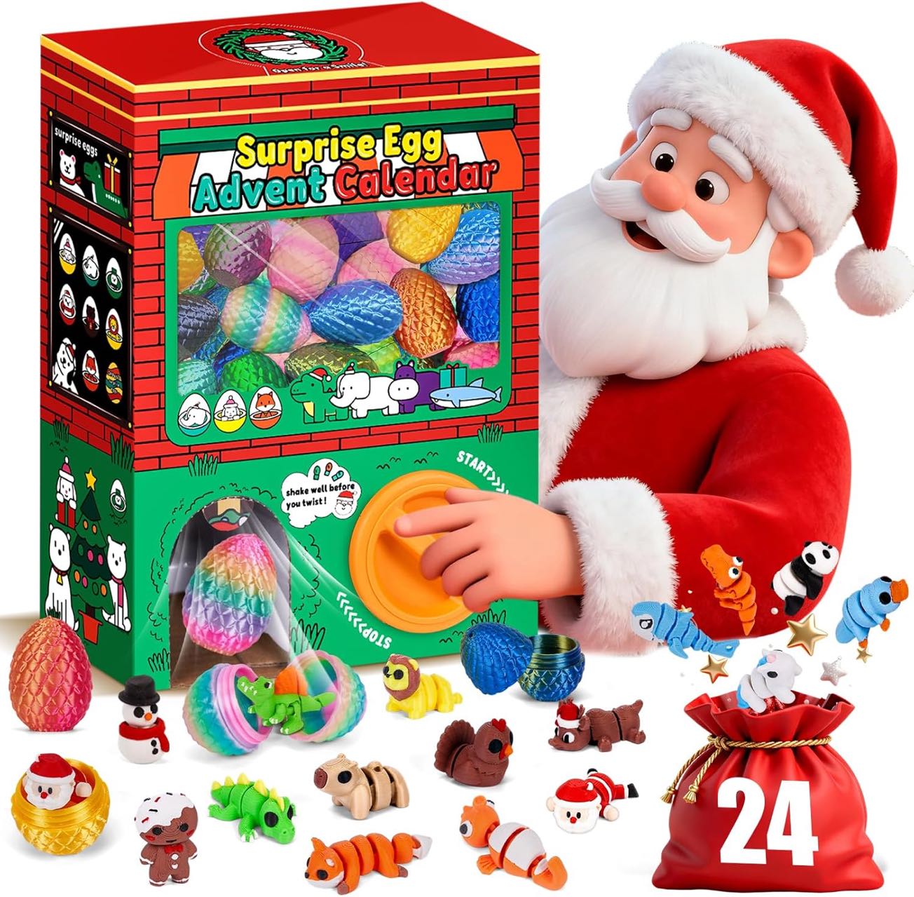 3D Printing Model - 24pcs Telur Kejutan Cetak 3D Blind
