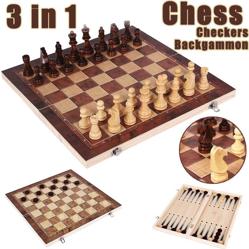 Papan catur 3 in 1, papan perm - 3D Printing Chess ulasan dan harga