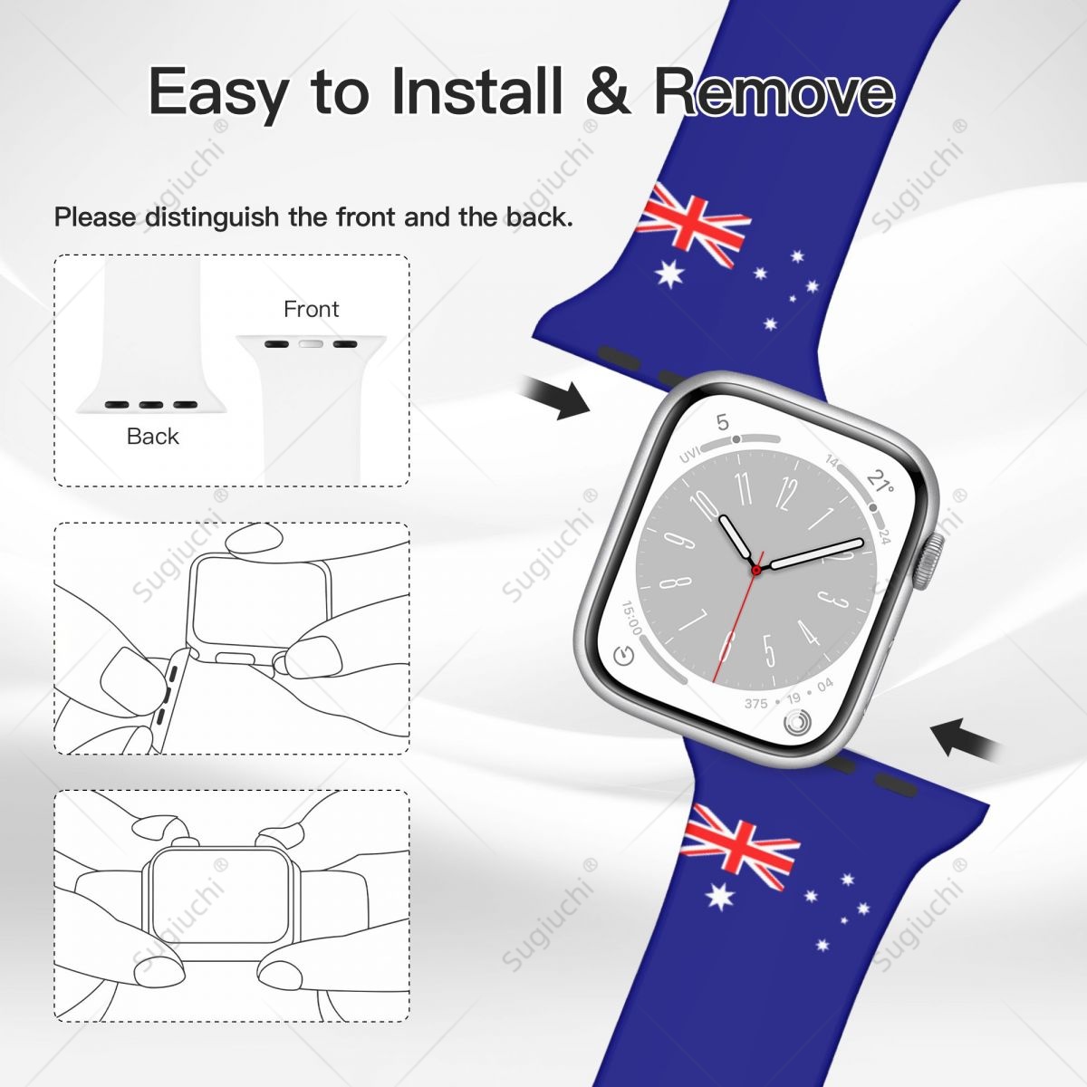 Tali Olahraga Cetak 3D Bendera - 3D Printing Watch ulasan dan harga