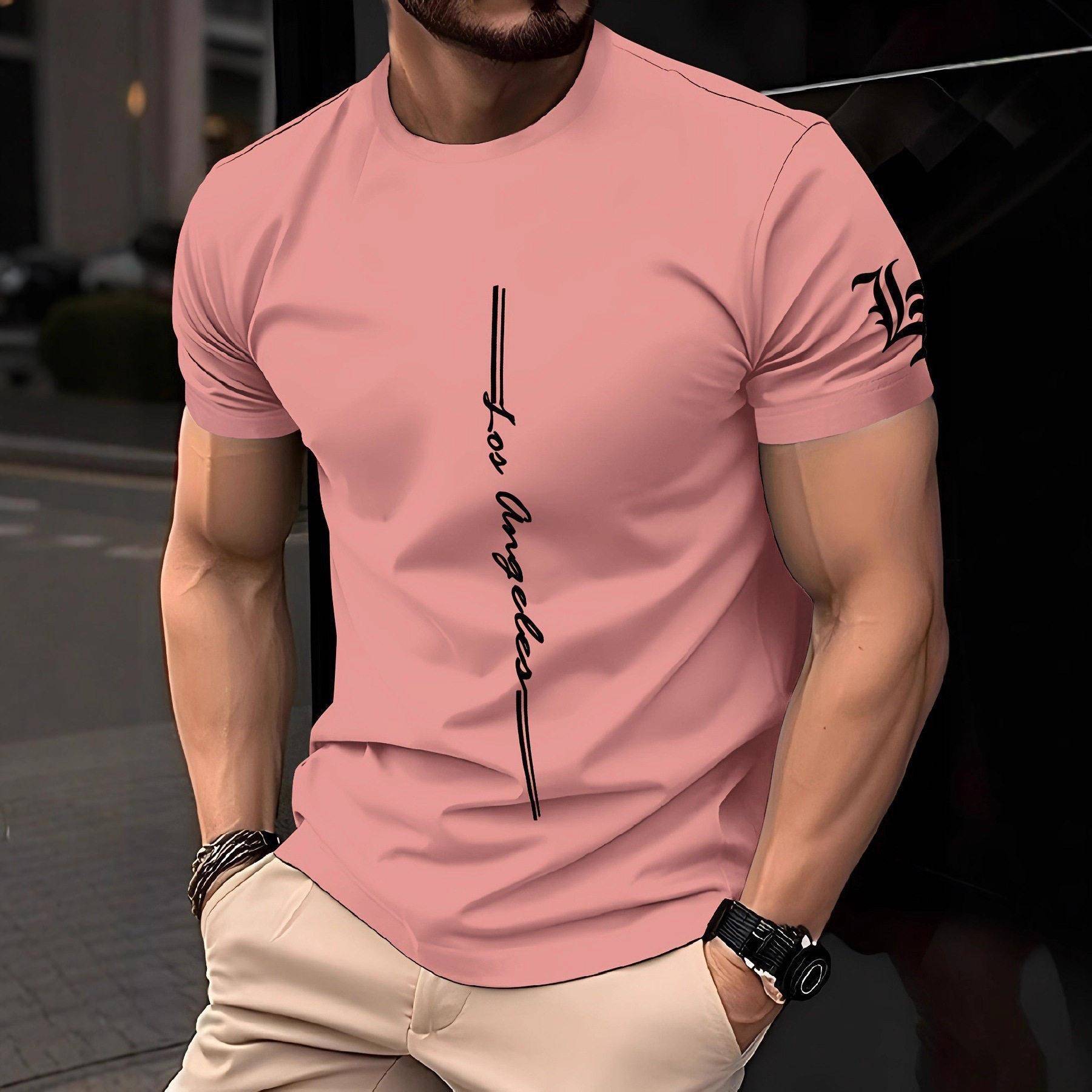 Kaos Kasual Streetwear Pria Mo - 3D Printing Icon ulasan dan harga