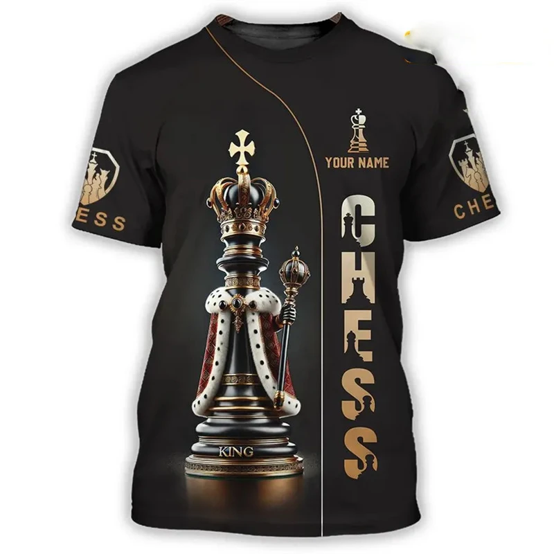 Kaus Lucu Raja Catur untuk Pri - 3D Printing Chess ulasan dan harga
