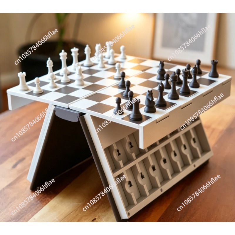 Buku Catur Magnetik Lipat 3D B - 3D Printing Chess ulasan dan harga