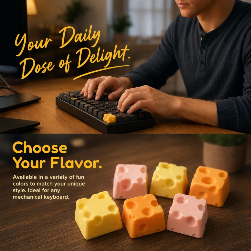4 buah Keycap Kue Keju Cetak 3 - 3D Printing Chess ulasan dan harga