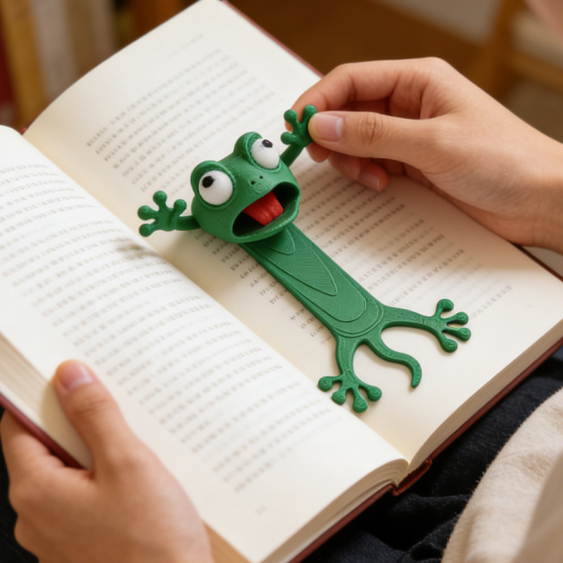 Penanda Buku Katak 3D yang Dic - 3D Printing Enthusiast ulasan dan harga
