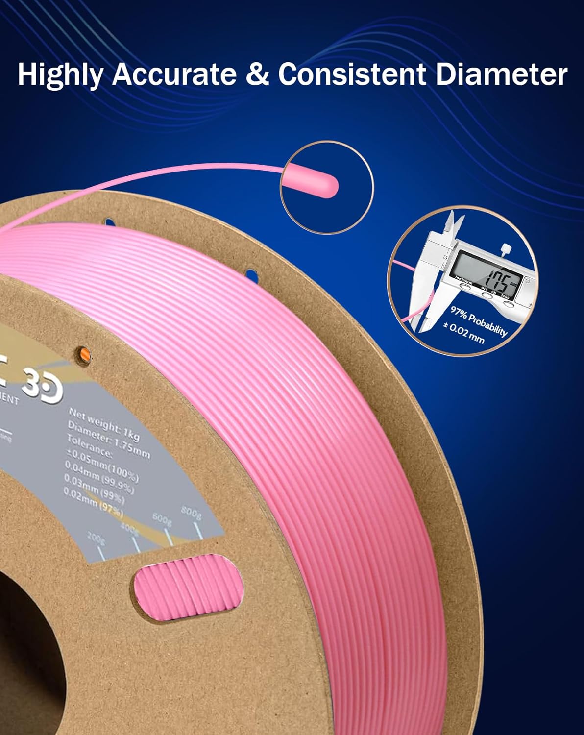 Filamen Printer 3D TPU Pink 1. - Pla Filament 1.75Mm ulasan dan harga