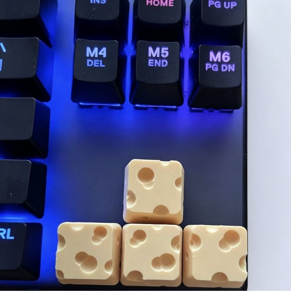 4 Buah Keycap Kue Keju Cetak 3 - 3D Printing Chess ulasan dan harga