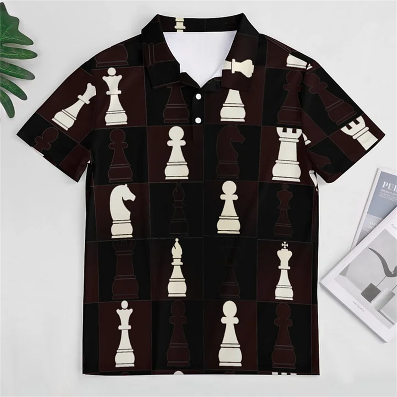 Catur Raja 3D kaus Polo cetak  - 3D Printing Chess ulasan dan harga