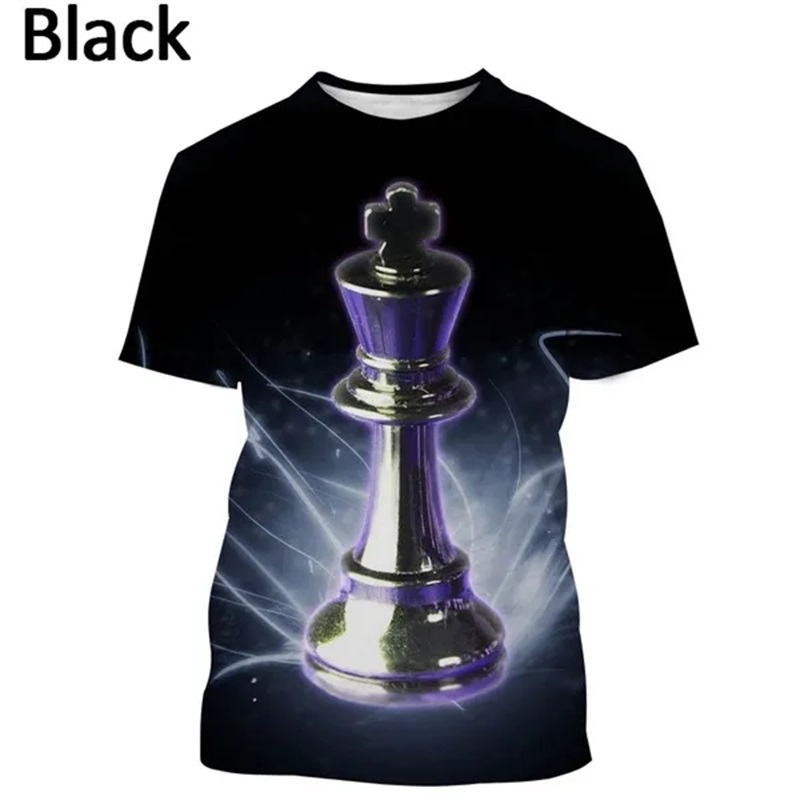 Kaus Game catur 3D pria wanita - 3D Printing Chess ulasan dan harga