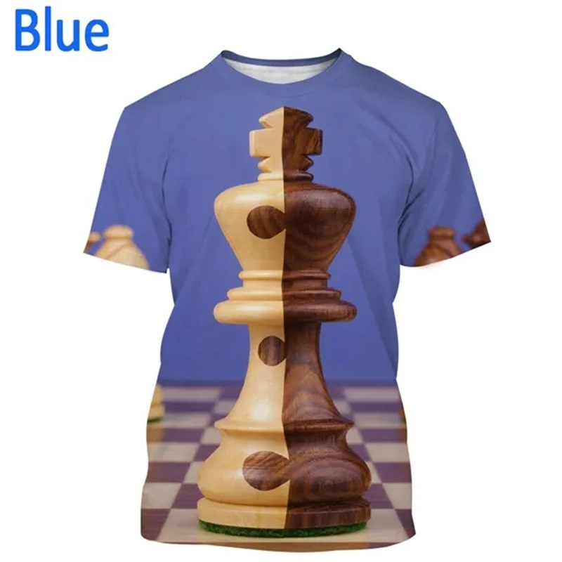 Kaus Game catur 3D pria wanita - 3D Printing Chess ulasan dan harga