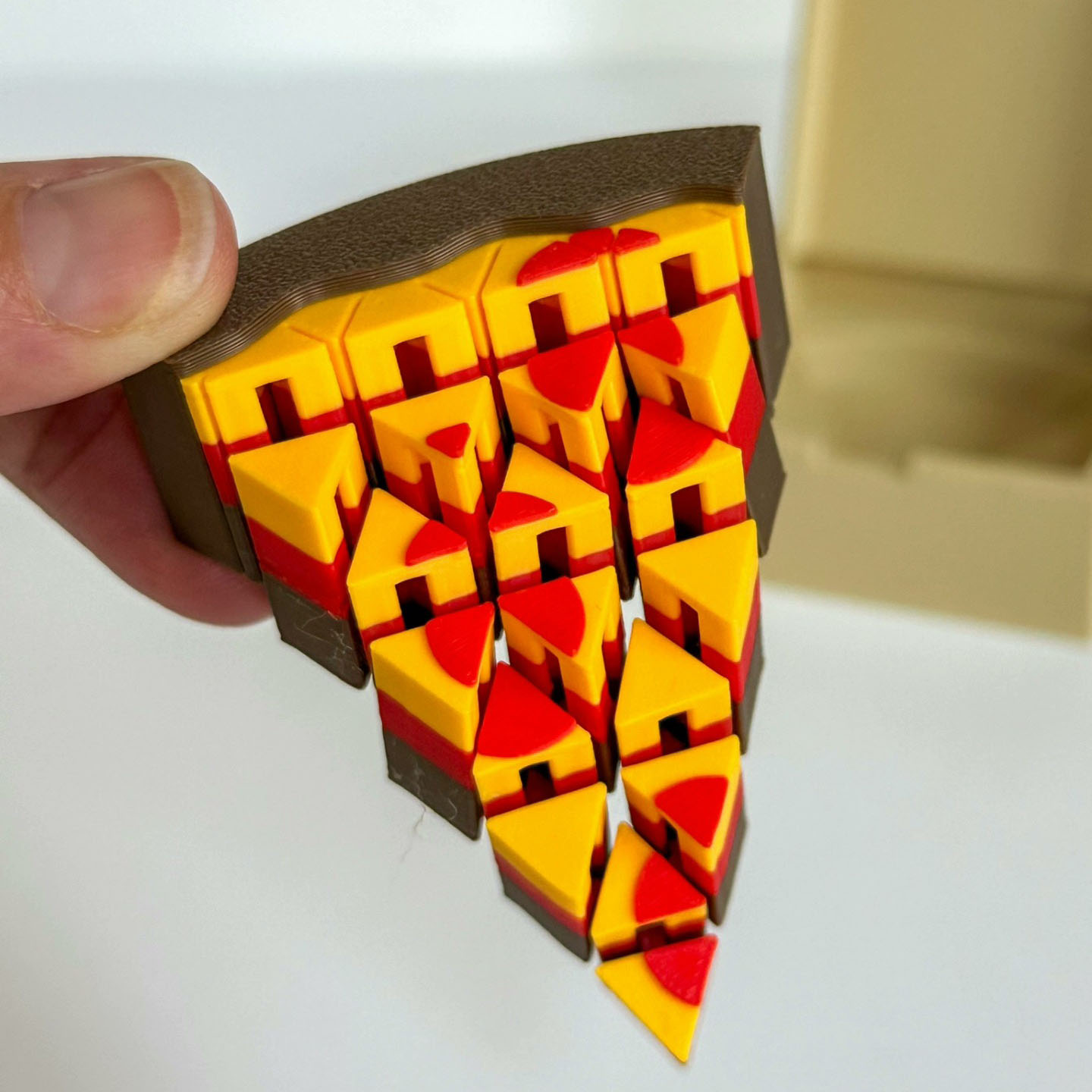 Patung Mini Pizza Cetak 3D, Ma - 3D Printing In Food ulasan dan harga