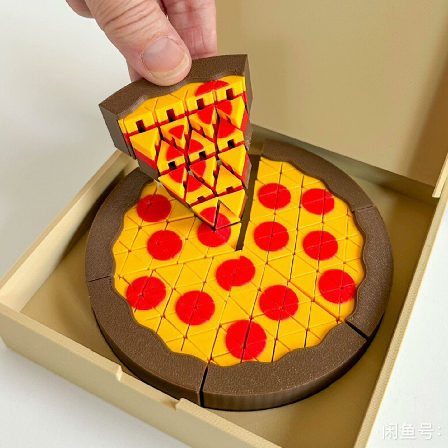 Patung Mini Pizza Cetak 3D, Ma - 3D Printing In Food ulasan dan harga