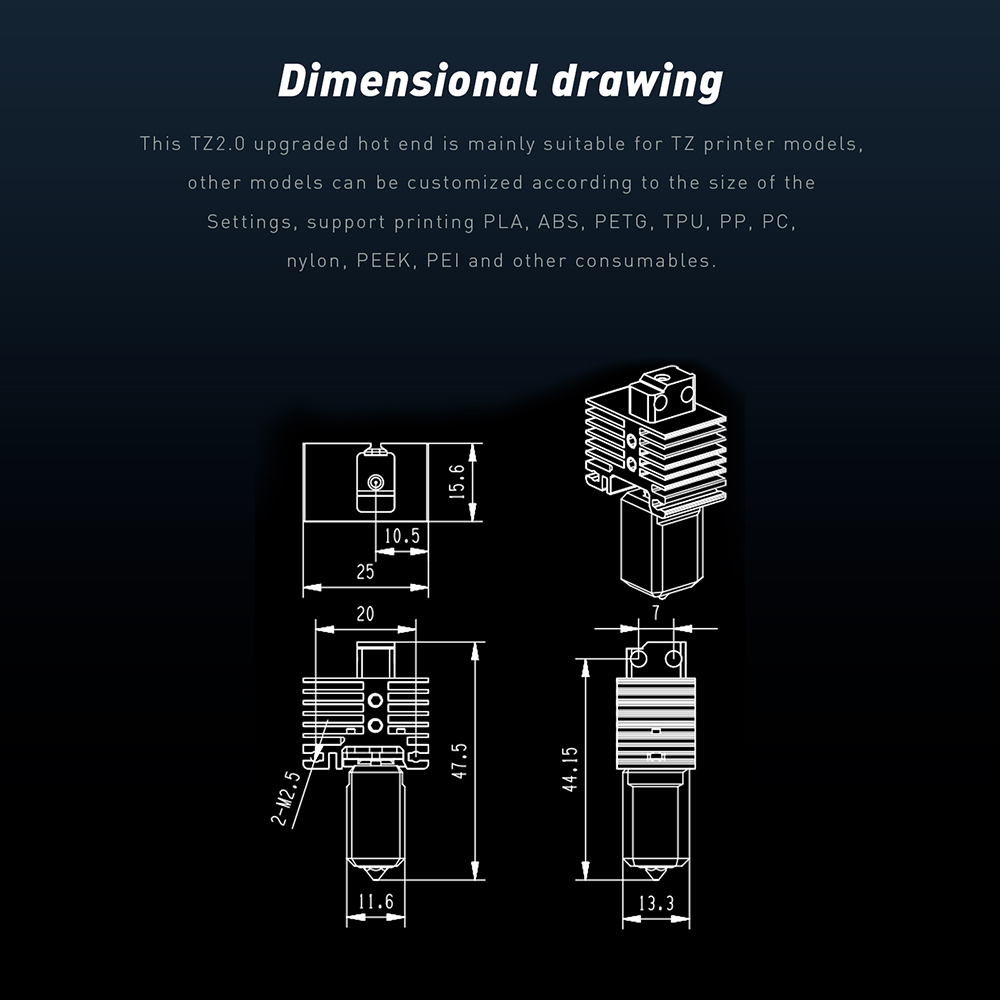 Printer 3D ditingkatkan Hotend - 3D Printing X1 Carbon ulasan dan harga
