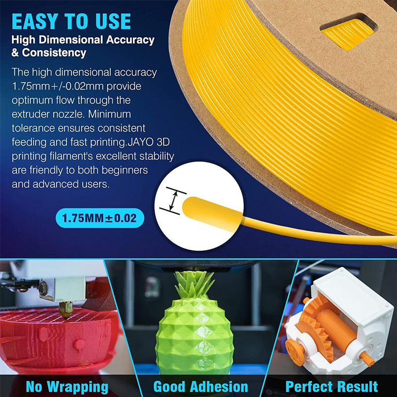 JAYO Printer 3D PLA/PETG/PLA + - Pla Filament 1.75Mm ulasan dan harga