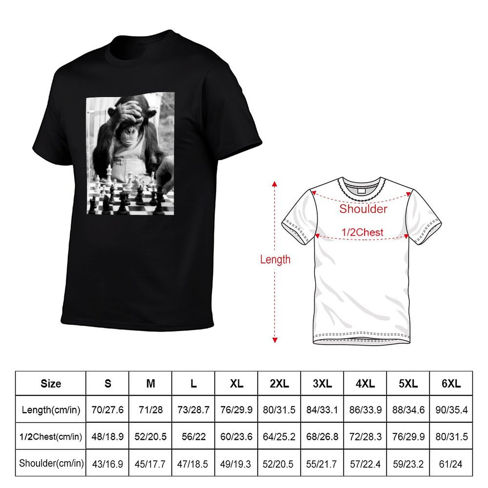 Kaos Monyet Cerdas Lucu dengan - 3D Printing Chess ulasan dan harga