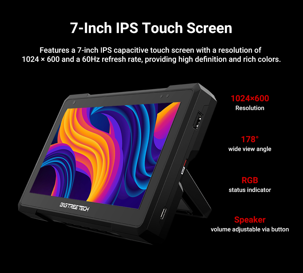 BIGTREETECH Pad 7 IPS layar se - 3D Printing Warehouse ulasan dan harga