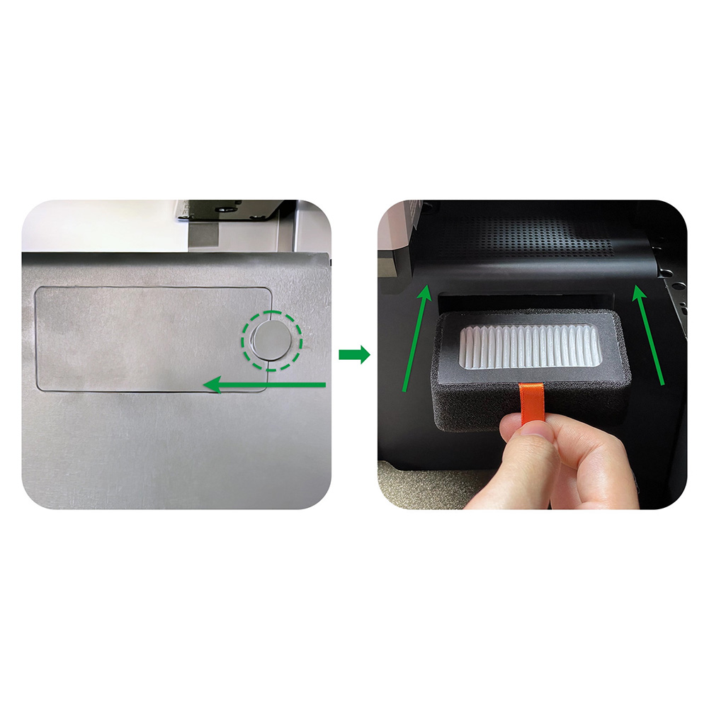 Set Filter Udara Ganda Karbon  - 3D Printing X1 Carbon ulasan dan harga