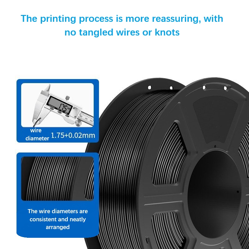 Filamen Printer 3D PLA Hitam 1 - 3D Printing High Temperature Materials ulasan dan harga