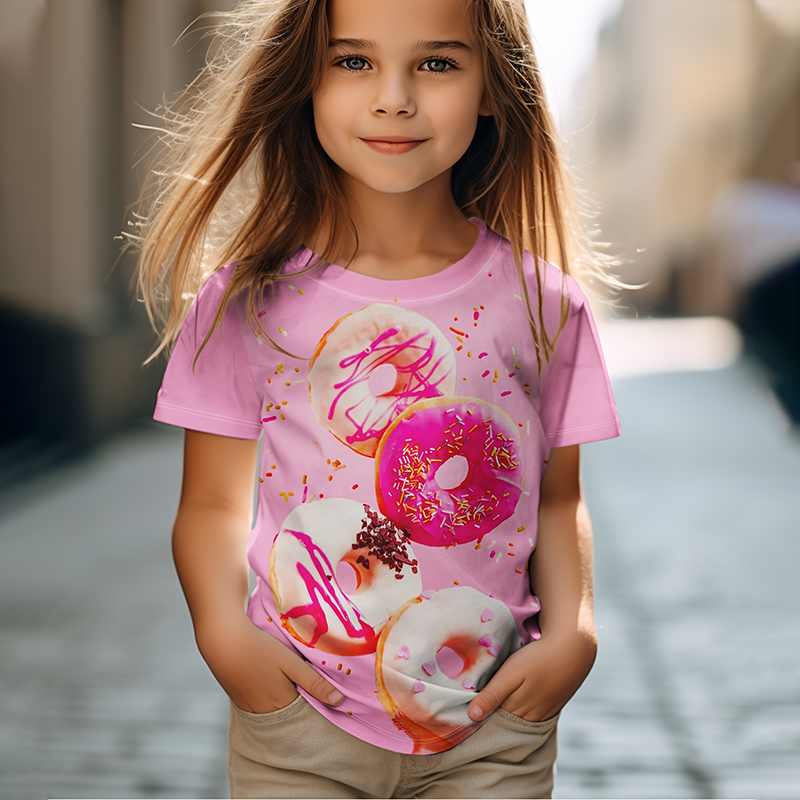 T-shirt grafis donat makanan l - 3D Printing In Food ulasan dan harga
