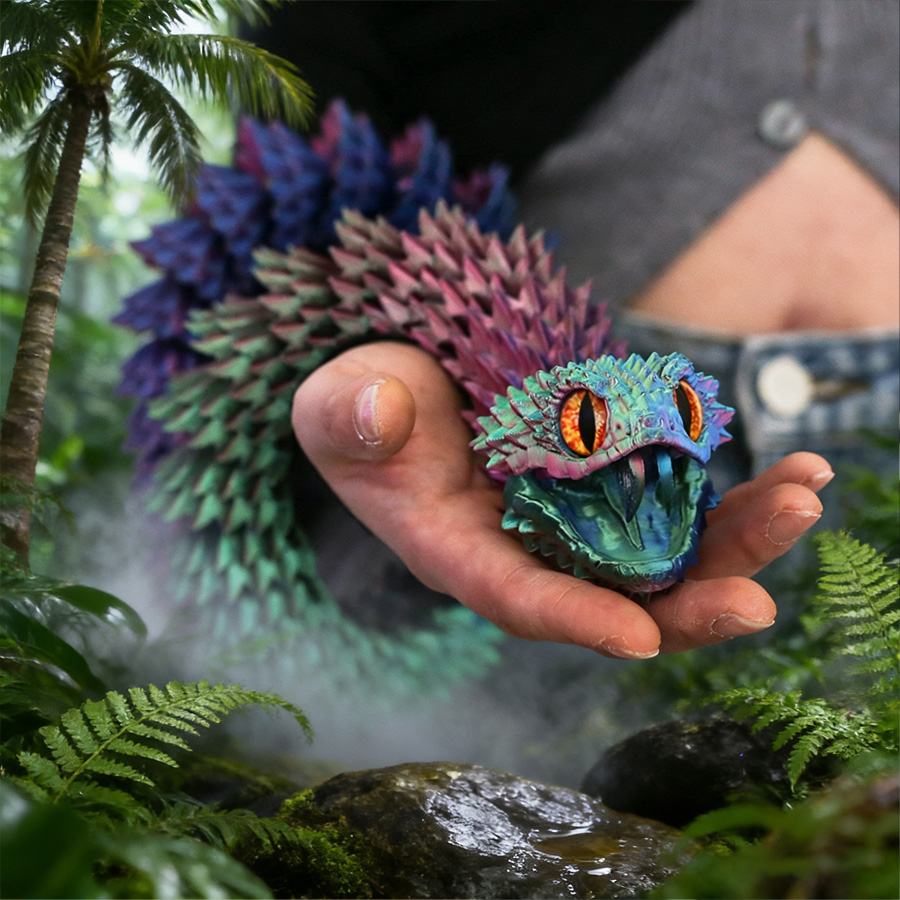 Model Ular Cetak 3D Super Besa - 3D Printing Orthodontics ulasan dan harga